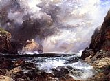 Tantallon Castle, North Berwick, Scotland by Thomas Moran